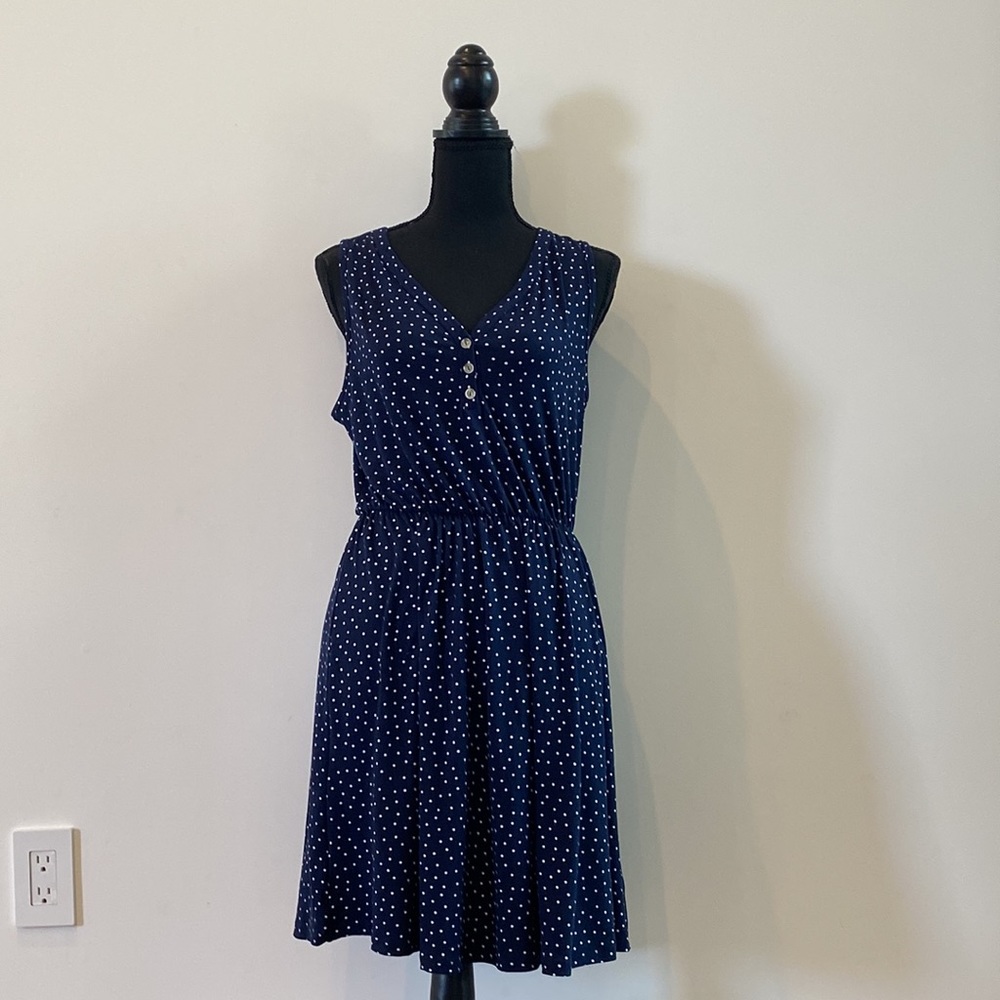 Navy blue,95%polyester,5%spandex,comfy,sleeveless,medium,wo-mens
